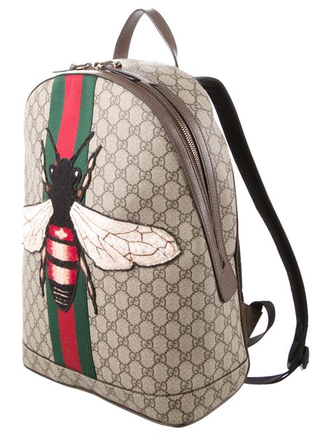 gucci bee backpack used|gucci bee backpack price.